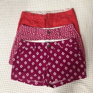 Bundle of 3 shorts